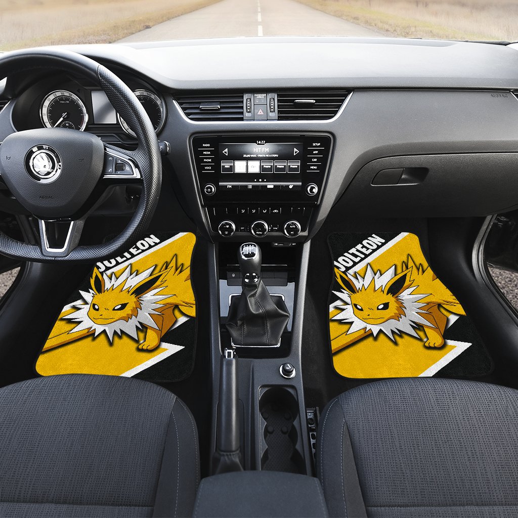 Jolteon Car Floor Mats Custom Anime Car Interior Accessories