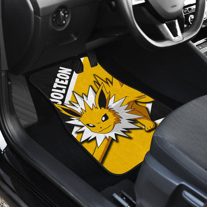 Jolteon Car Floor Mats Custom Anime Car Interior Accessories