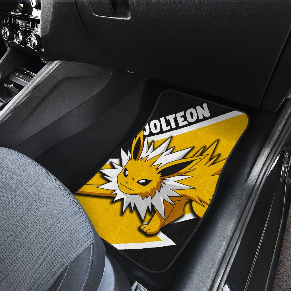 Jolteon Car Floor Mats Custom Anime Car Interior Accessories