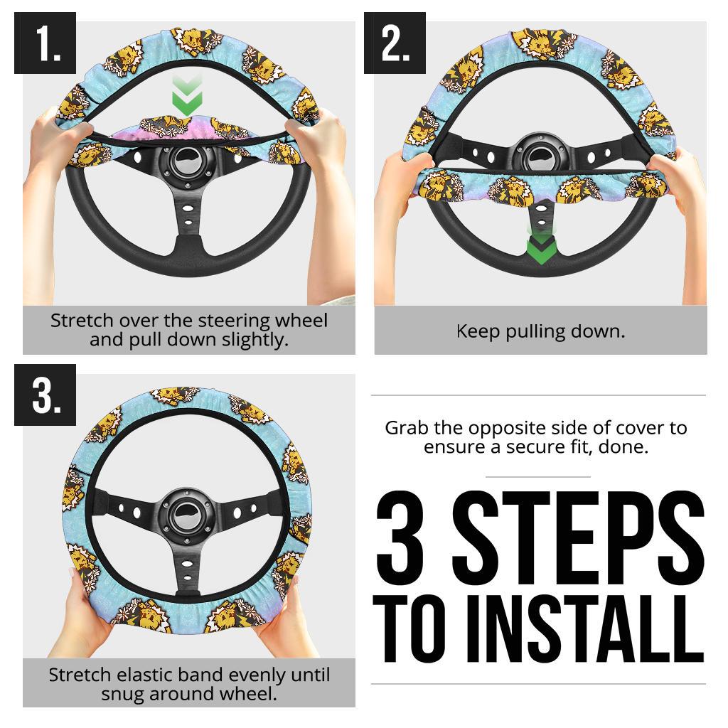 Jolteon Car Steering Wheel Cover