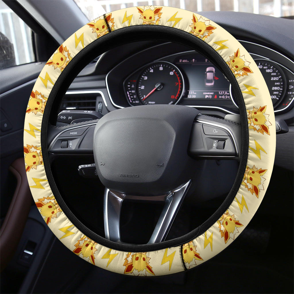 Jolteon Eevee Evolution Car Steering Wheel Cover