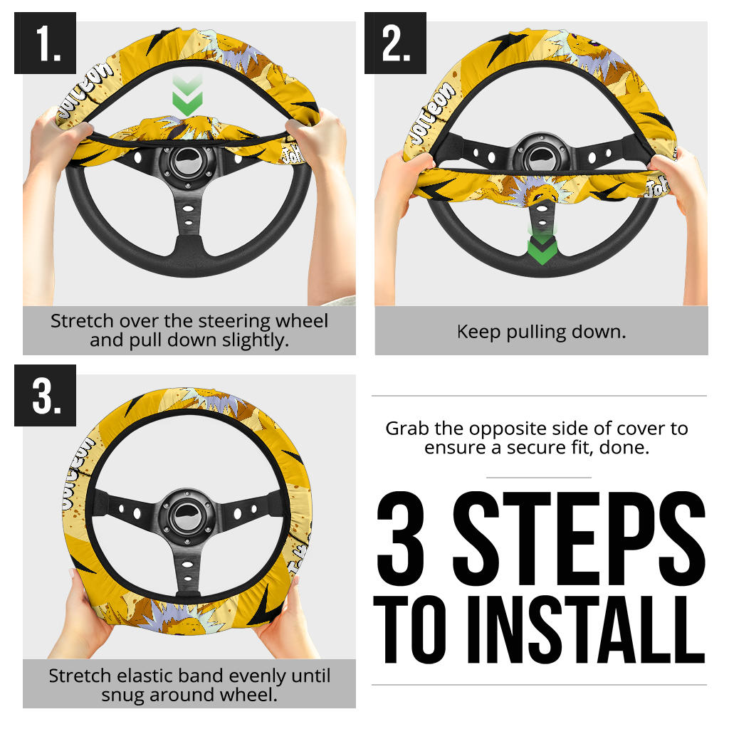 Jolteon Steering Wheel Cover