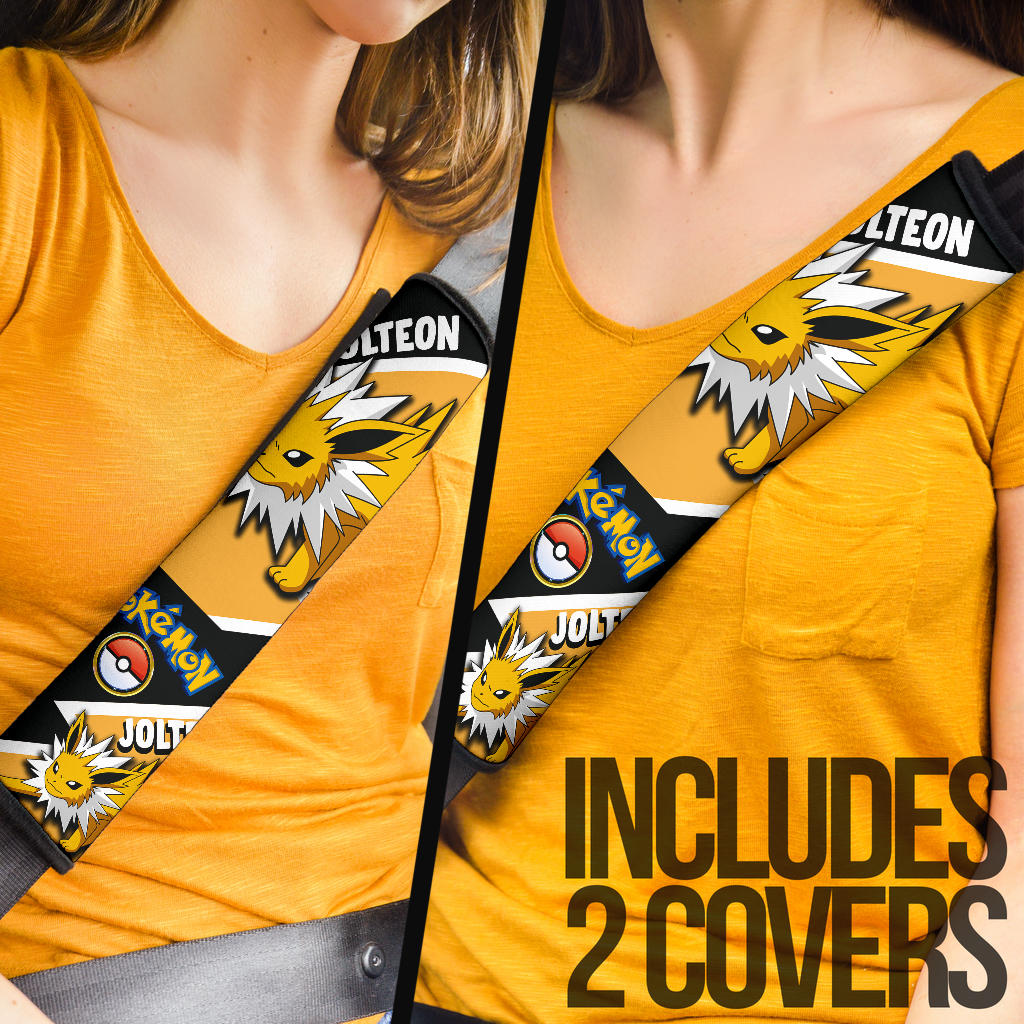 Jolteon seat belt covers Anime Custom Car Accessories