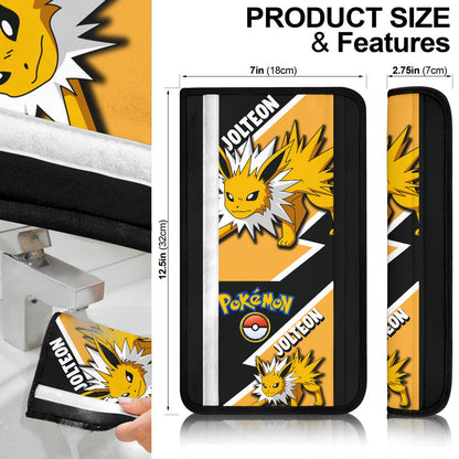 Jolteon seat belt covers Anime Custom Car Accessories