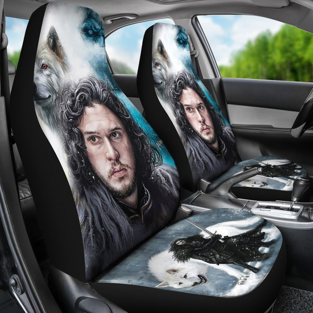Jon Snow Car Seat Covers  Game Of Thrones Car Accessories Ci221019-03