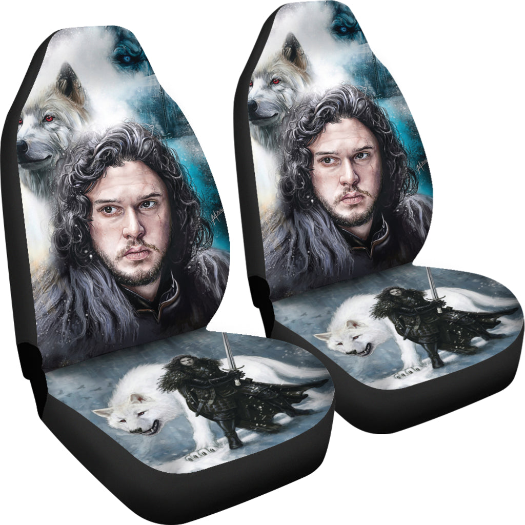 Jon Snow Car Seat Covers  Game Of Thrones Car Accessories Ci221019-03