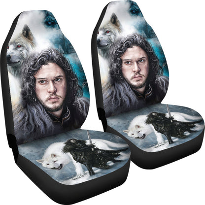 Jon Snow Car Seat Covers  Game Of Thrones Car Accessories Ci221019-03