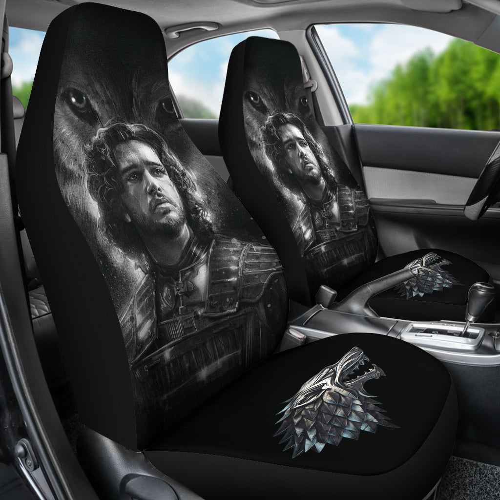 Jon Snow Car Seat Covers  Game Of Thrones Car Accessories Ci221019-01