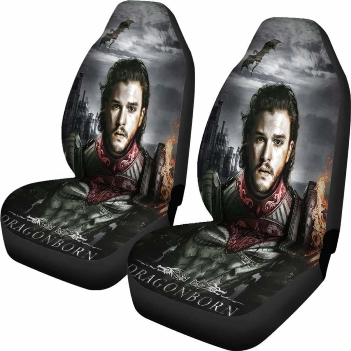 Jon Snow Car Seat Covers Universal Fit 051012