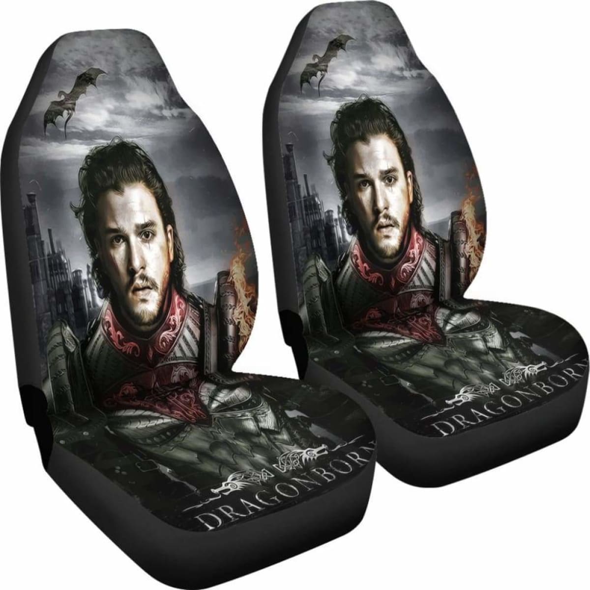 Jon Snow Car Seat Covers Universal Fit 051012