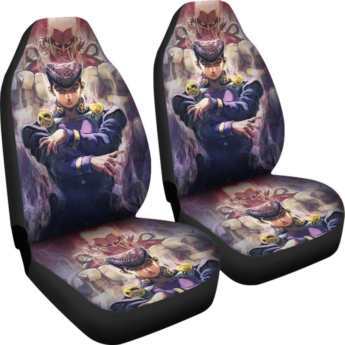 Josuke Art Car Seat Covers JoJo's Bizarre Adventure Universal Fit 210212