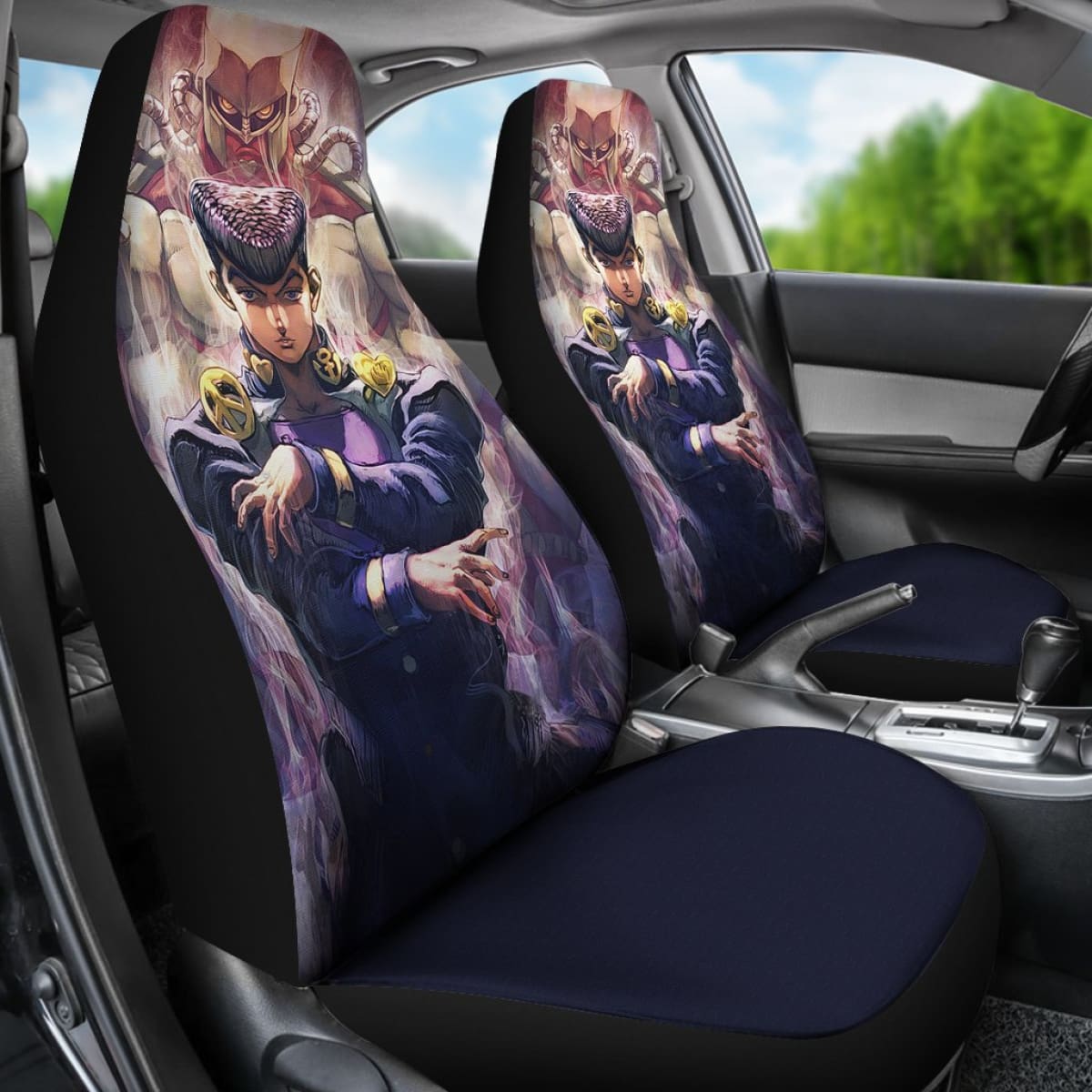 Josuke Car Seat Covers JoJo's Bizarre Adventure Universal Fit 210212