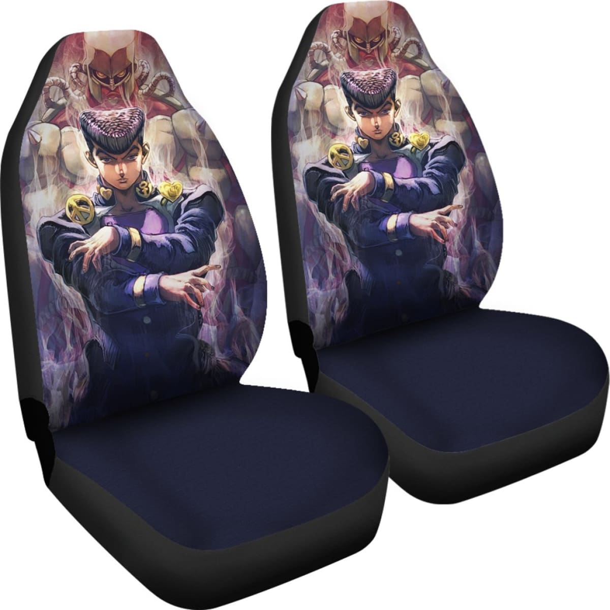 Josuke Car Seat Covers JoJo's Bizarre Adventure Universal Fit 210212