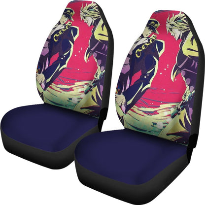 Jotaro And Joseph Car Seat Covers JoJo's Bizarre Adventure Universal Fit 210212