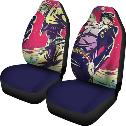 Jotaro Kujo Car Seat Covers JoJo's Bizarre Adventure Universal Fit 210212