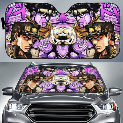 Jotaro Kujo Car Sun Shades  JoJo's Bizarre Adventure Universal Fit 210212