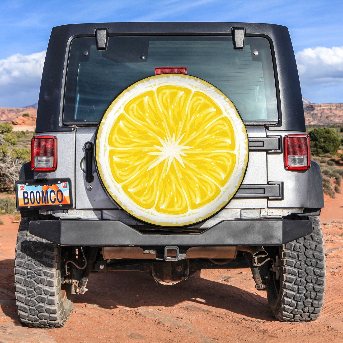 Juicy Lemon Spare Tire Cover