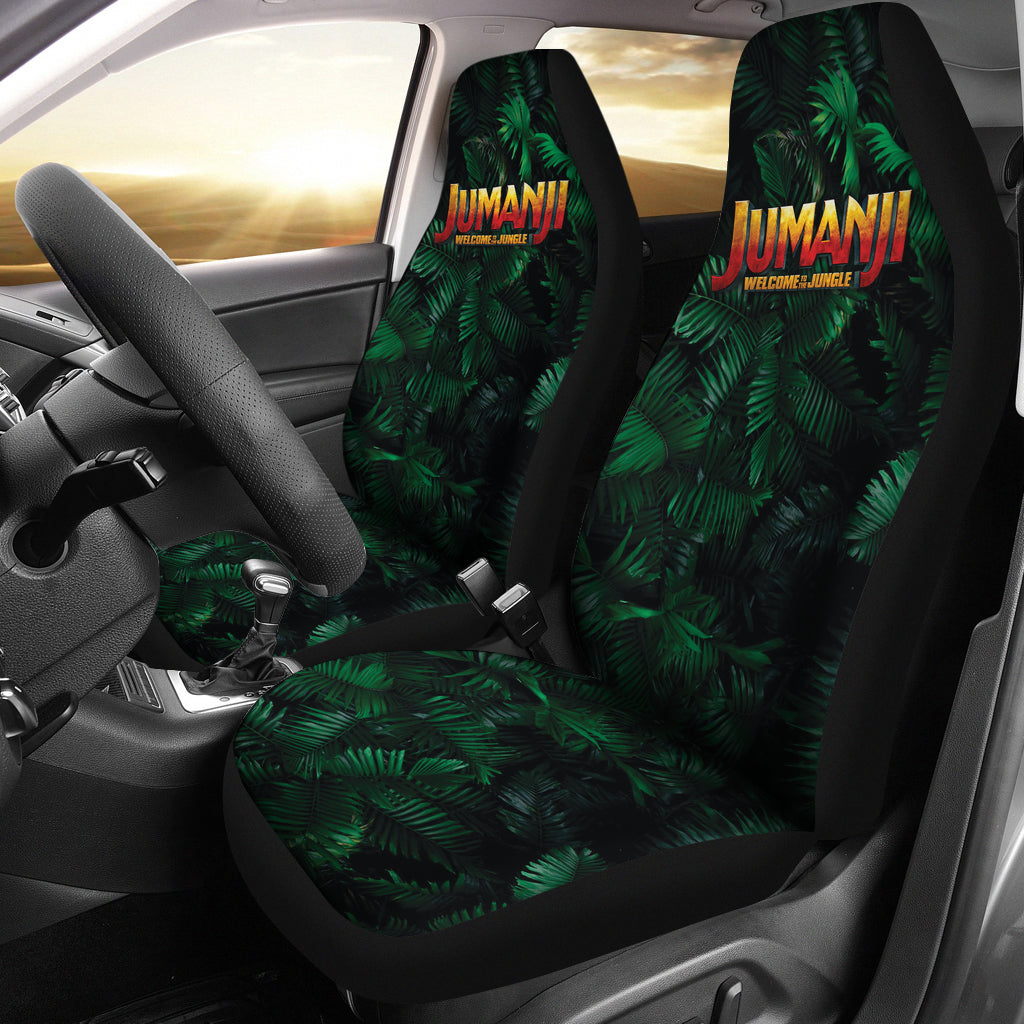 Jumanji Logo Jungle Leaves Car Seat Covers Car Accessories Ci220712-07
