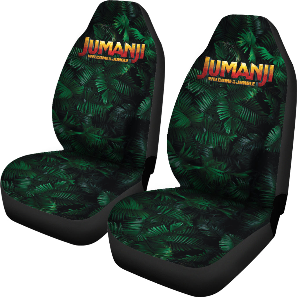 Jumanji Logo Jungle Leaves Car Seat Covers Car Accessories Ci220712-07