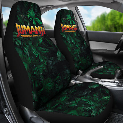 Jumanji Logo Jungle Leaves Car Seat Covers Car Accessories Ci220712-07