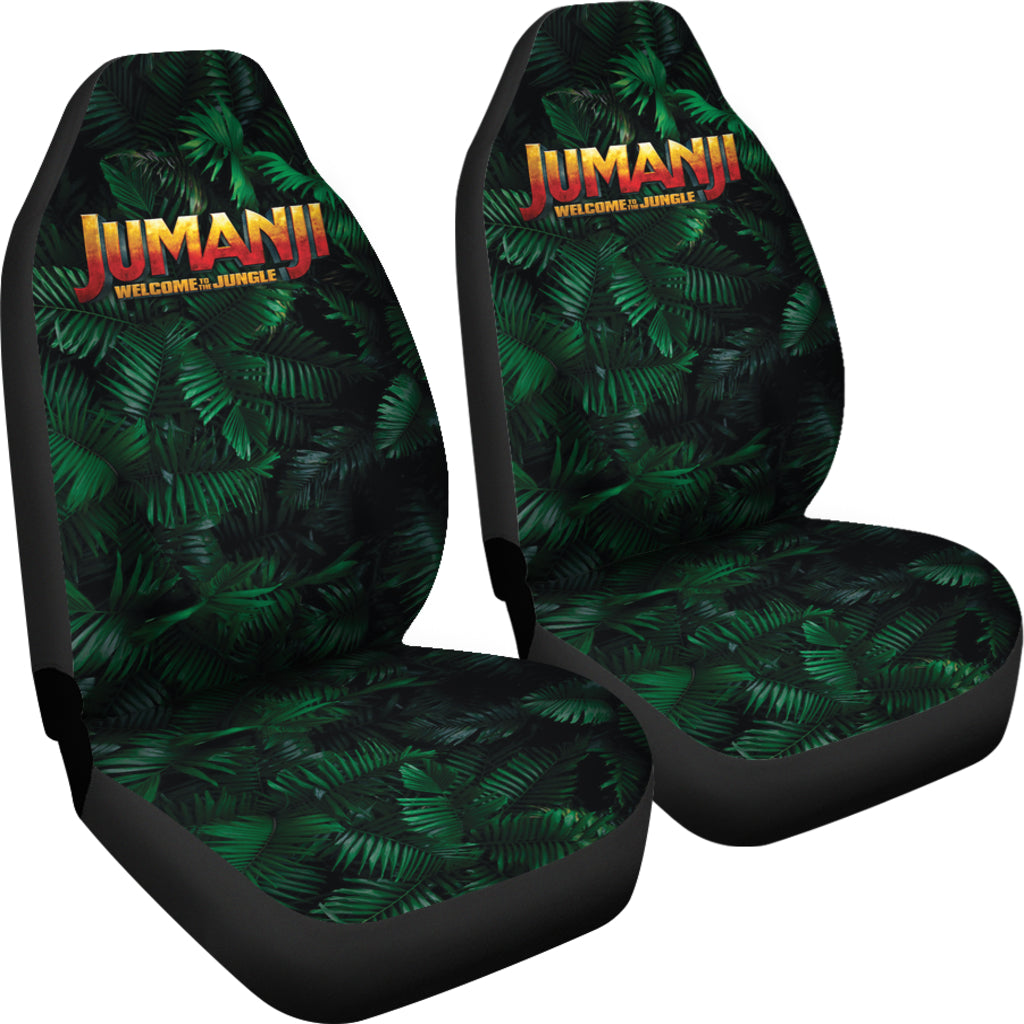 Jumanji Logo Jungle Leaves Car Seat Covers Car Accessories Ci220712-07