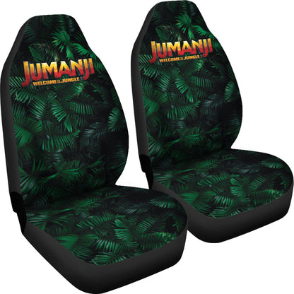 Jumanji Logo Jungle Leaves Car Seat Covers Car Accessories Ci220712-07