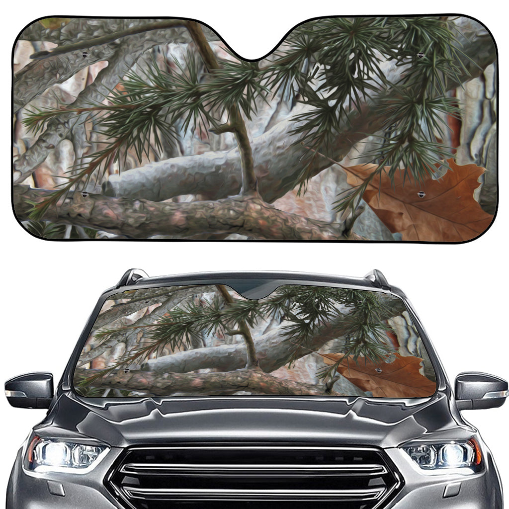 Jungle Hunting Camouflage Print Car Windshield Sun Shade
