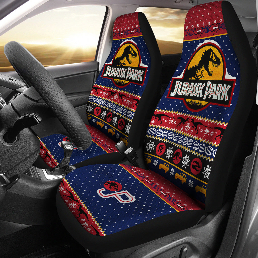 Jurassic Park Christmas Car Seat Covers