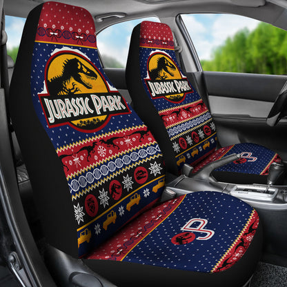 Jurassic Park Christmas Car Seat Covers
