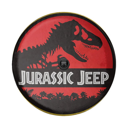 Jurassic Park Jeep Spare Tire Wheel Cover – Leather Car Accessories - PersonalizedFury