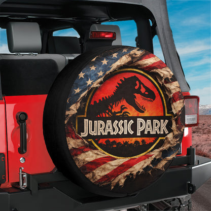 Jurassic Park Leather Spare Tire Cover - Automotive Accessories - Image 6