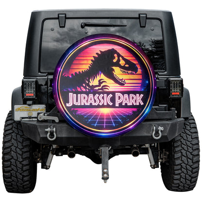 Jurassic Park Leather Spare Tire Cover for Vehicles - Image 4