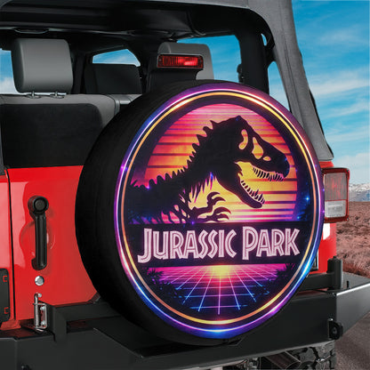 Jurassic Park Leather Spare Tire Cover for Vehicles - Image 6