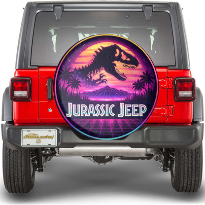 Jurassic Park Leather Spare Tire Wheel Cover - Car Accessories - Image 2