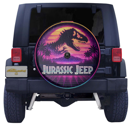 Jurassic Park Leather Spare Tire Wheel Cover - Car Accessories - Image 3
