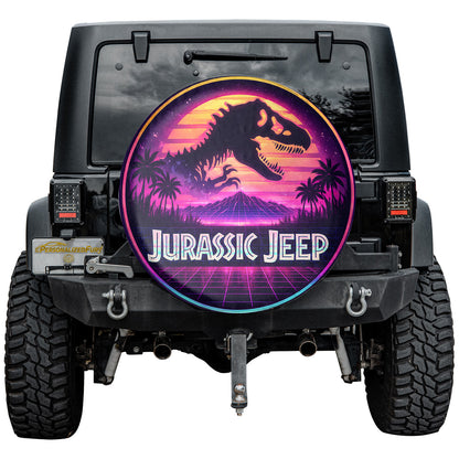 Jurassic Park Leather Spare Tire Wheel Cover - Car Accessories - Image 4