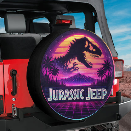 Jurassic Park Leather Spare Tire Wheel Cover - Car Accessories - Image 6