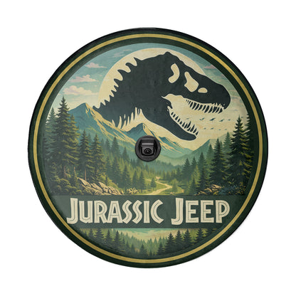 Jurassic Park Leather Wheel Cover – Spare Tire Cover for Car Accessories - Image 5