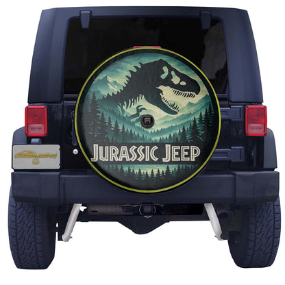 Jurassic Park Leather Wheel Cover for Spare Tire - Image 3