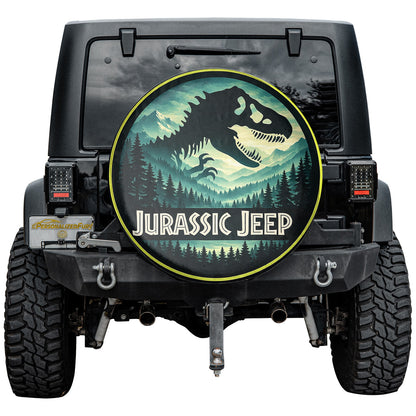 Jurassic Park Leather Wheel Cover for Spare Tire - Image 4