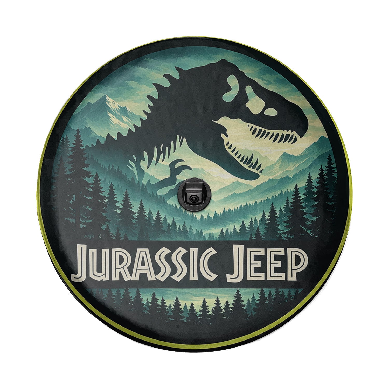 Jurassic Park Leather Wheel Cover for Spare Tire - Image 5