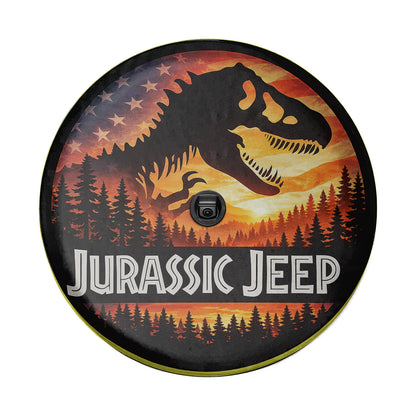 Jurassic Park Spare Tire Cover – Leather Wheel Cover - Image 5