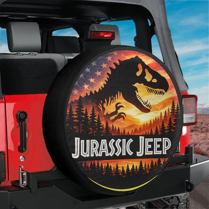 Jurassic Park Spare Tire Cover – Leather Wheel Cover - Image 6