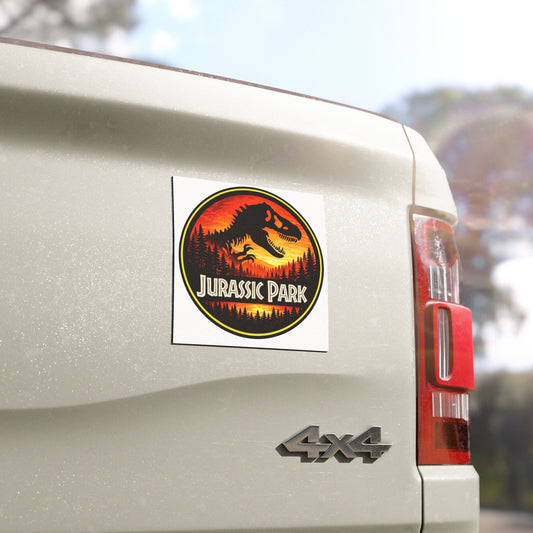 Jurassic Park Sunset Car Magnets