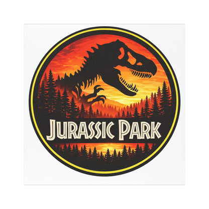 Jurassic Park Sunset Car Magnets