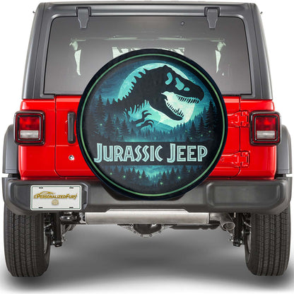 Jurassic Park Wheel Cover Leather Spare Tire Cover - Car Accessories - Image 2