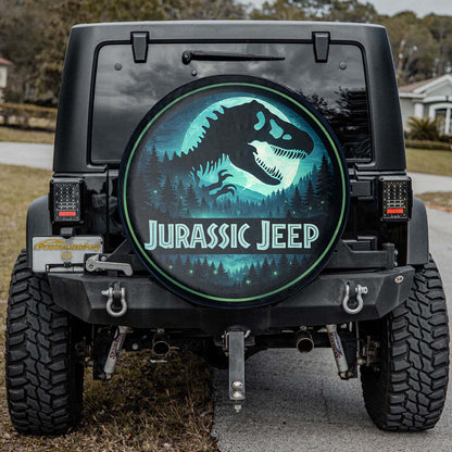 Jurassic Park Wheel Cover Leather Spare Tire Cover - Car Accessories - Image 1