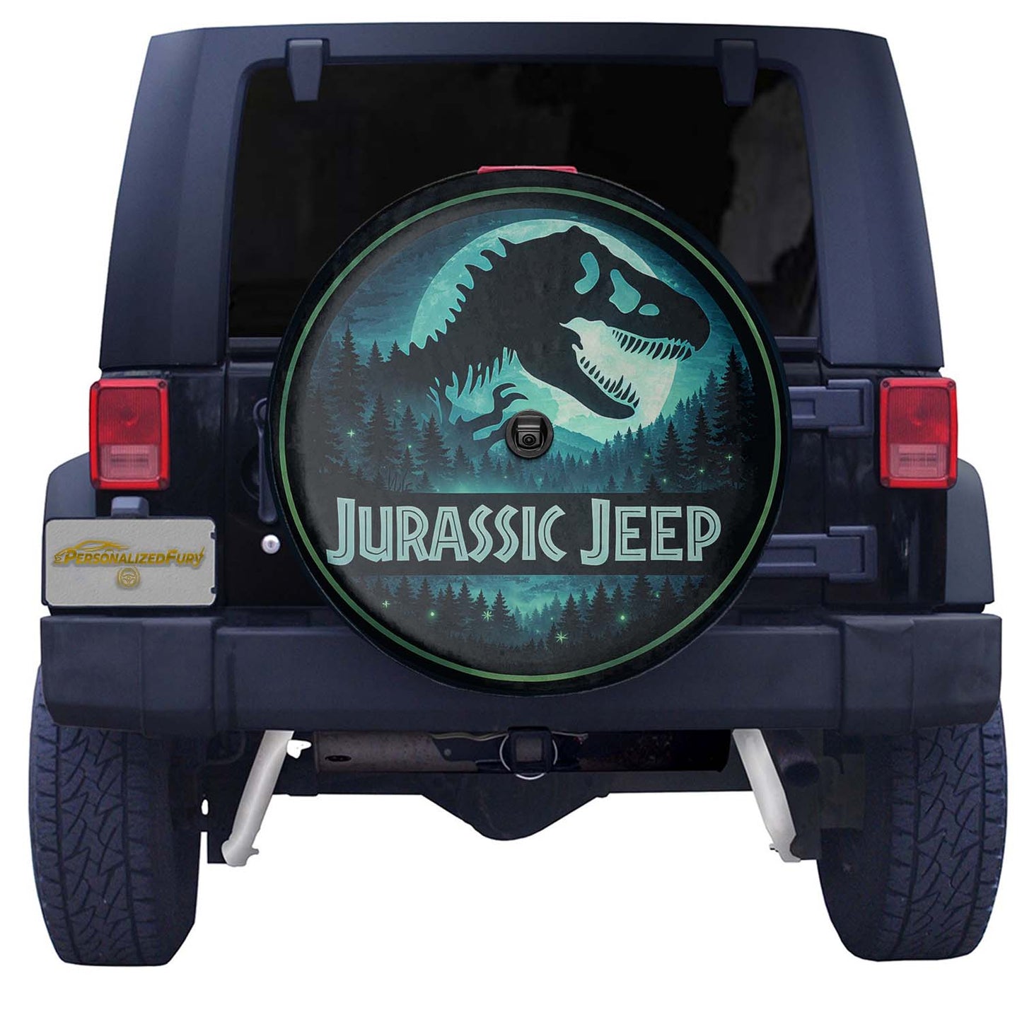 Jurassic Park Wheel Cover Leather Spare Tire Cover - Car Accessories - Image 3