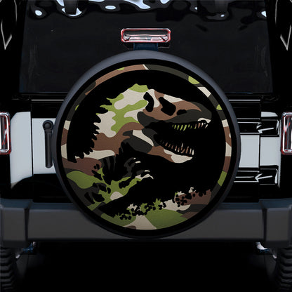 Jurassic Trex Dinosaur Camo Car Spare Tire Cover