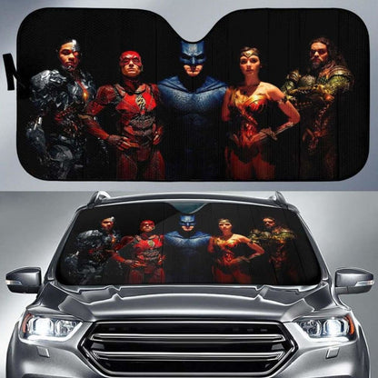 Justice League Car Auto Sun Shades Universal Fit 051312